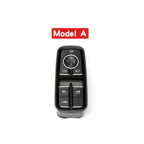 Auto Power Windows Elektrische Spiegel Schalter Taste/Fit for Porsche Boxster Cayman 718 918 911 Auto Glas Lift Schalter(Model A) von YTRAVHI