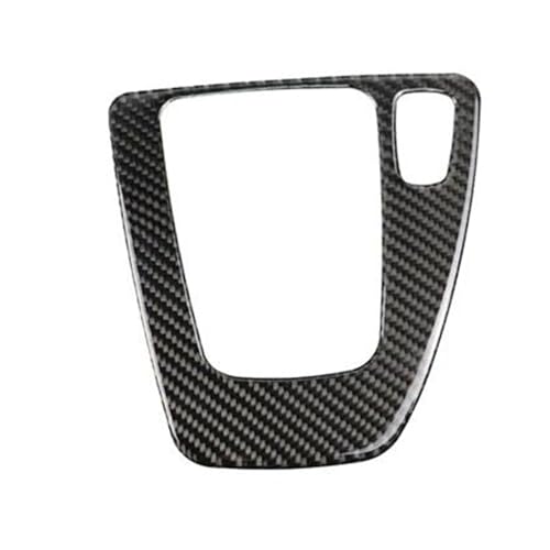 Für BMW 3 Serie E90 E92 E93 2005-2012 Auto Getriebe Shift Panel Knob Abdeckung Carbon Faser Auto Box Innen Aufkleber(RHD) von YTREAMC