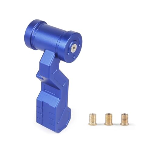 Long Style 160 Mm Universal Aluminium Flugzeug Schaltknopf Auto Modifiziert(Blue) von YTREAMC