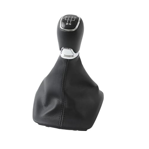 YTREAMC 5/6-Gang-Schaltknauf Mit Manschette Für Skoda Octavia MK2 2004–2012(5 Speed) von YTREAMC