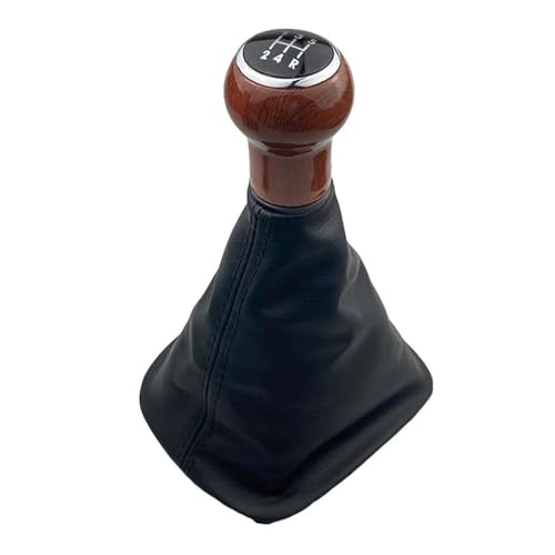 YTREAMC 5/6 Geschwindigkeit Schaltknauf Hebel Gamasche Boot Staubdichte Abdeckung Auto Styling Innen Zubehör Für Passat B5 (1998-2004)(Black,5 Speed) von YTREAMC