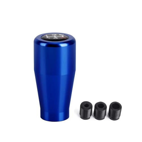 YTREAMC 5-Gang-Aluminium-Schaltknauf Universal-Schalthebel Für Schaltgetriebe M8 M10 M12(Blue) von YTREAMC