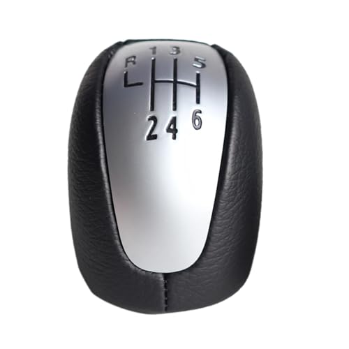 YTREAMC 6 Gang Auto Schaltknauf Hebel Stick Shifter Hand Ball Für Renault Laguna Mk3 2007-2014 von YTREAMC