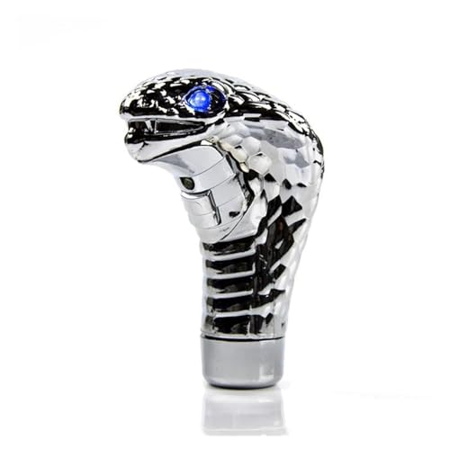 YTREAMC Auto LED Universal Cobra Kopf Manuelle/Automatische Getriebe Stick Schaltknauf Shifter Hebel Neuheit(Blue) von YTREAMC
