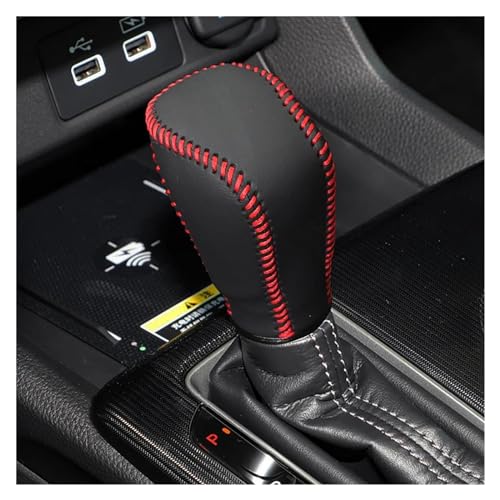 YTREAMC Auto Schalthebel Kragen Zubehör Getriebe Kopf Schaltknauf Abdeckung Für Civic X 10th 2016 2017 2018 2019 2020 2021(Rd) von YTREAMC
