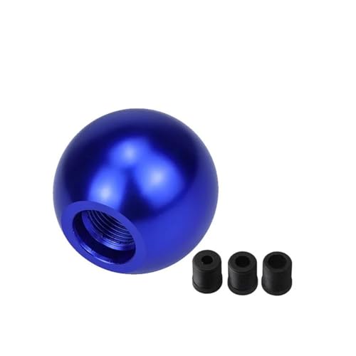 YTREAMC Auto-Schaltknauf Aluminiumkugel Universal-Schaltknauf Schaltgetriebe Auto-Innenraum-Ersatzteile(Blue) von YTREAMC