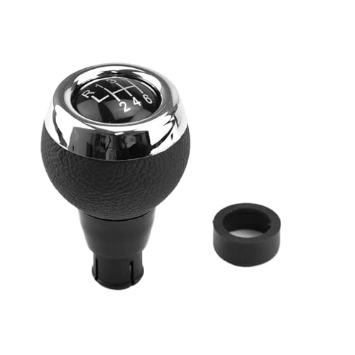YTREAMC Auto Schaltknauf Hebel Stick Kopf Für Mini Cooper R55 R56 R57 R58 R59 R60 R61 F57 F56 F55 F54(Black,6 Speed) von YTREAMC
