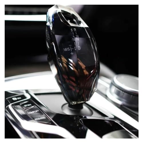 YTREAMC Für BMW 5er-Serie X3X4 7er-Serie 6er-GT-Auto-Universal-Kristallgriffe Schaltknaufkopf Passen(Black) von YTREAMC