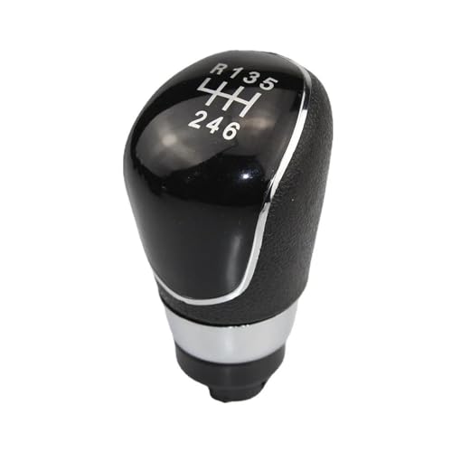 YTREAMC Für Fiesta 2008-2012 5/6 Gang Auto Styling Schaltknauf Gamasche Boot Staubdicht Abdeckung Fall(Black,6 Speed) von YTREAMC