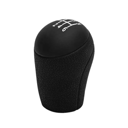 YTREAMC Für Golf Manual Auto Silikon Schaltknauf Abdeckung Rutschfester Schutz Jarket(Black,6 Speed) von YTREAMC
