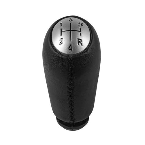 YTREAMC Für Renault Clio 2 II Für Megane II Für Kangoo Leder Schaltknauf Hebel Shifter Gamasche Boot Abdeckung(Black,Matte) von YTREAMC