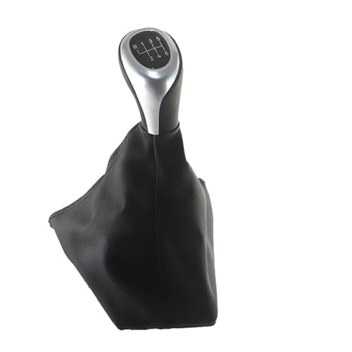 YTREAMC Manueller 6-Gang-Schaltknauf Kofferraumabdeckung Gamasche Schalthebel Griff Für BMW 1er F20 F21 2011–2016(6 Speed) von YTREAMC