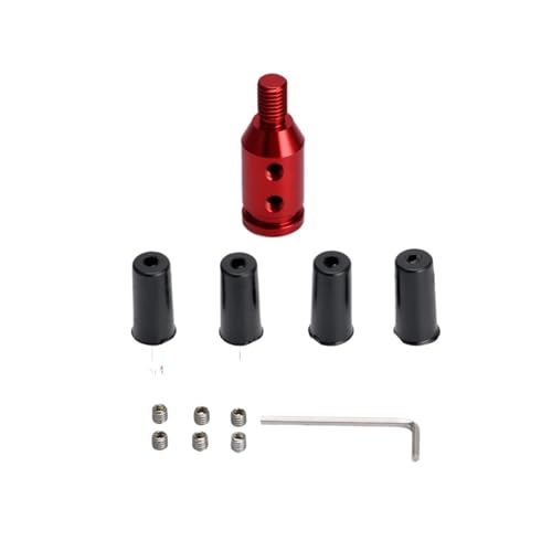 YTREAMC Universeller Manueller Auto-Schaltknauf-Adapter Für M10 X 1,5/M12 X 1,25 Gewinde Aluminiumlegierung(Rd,M12x1.25) von YTREAMC
