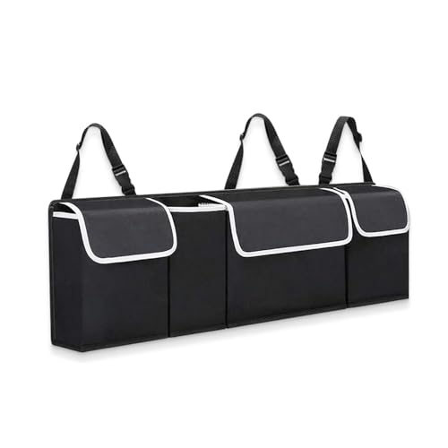 YTRESDF Kofferraum Organizer, für BYD Seal U 2024 Kofferraum Organizer Verstellbare Gurte Auto Kofferraumtasche Faltbar Wasserdicht von YTRESDF