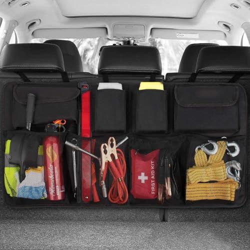 YTRESDF Kofferraum Organizer, für Mercedes Benz V-Klasse W447 I 2014-2024 Kofferraum Organizer Verstellbare Gurte Auto Kofferraumtasche Faltbar Wasserdicht von YTRESDF