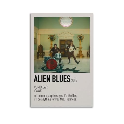 YTRWOEGF Alien Blues Poster, ästhetische Wandkunst, Leinwand-Dekor, Vintage-Poster, dekoratives Gemälde für Wohnzimmer, Schlafzimmer, 20 x 30 cm, ungerahmter Stil YTRWOEGF Alien Blues Poster, ästhetische Wandkunst, Leinwand-Dekor, Vintage-Poster, dekoratives Gemälde für Wohnzimmer, Schlafzimmer, 20 x 30 cm, ungerahmter Stil von YTRWOEGF
