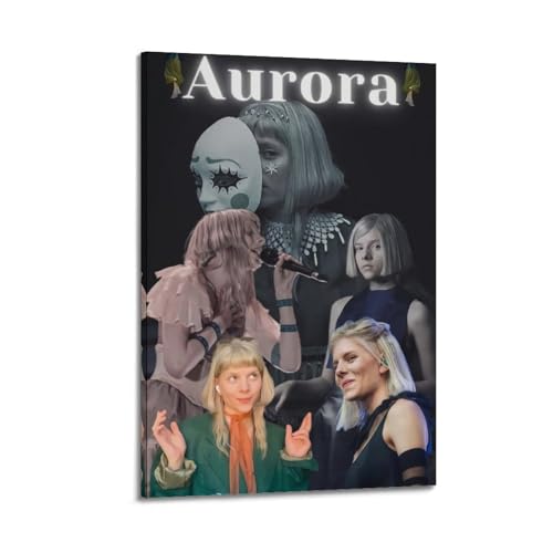 YTRWOEGF Aurora Poster, ästhetische Wandkunst, Leinwand-Dekor, Vintage-Poster, dekoratives Gemälde für Wohnzimmer, Schlafzimmer, 40 x 60 cm, Rahmenstil YTRWOEGF Aurora Poster, ästhetische Wandkunst, Leinwand-Dekor, Vintage-Poster, dekoratives Gemälde für Wohnzimmer, Schlafzimmer, 40 x 60 cm, Rahmenstil von YTRWOEGF