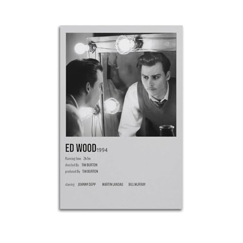 YTRWOEGF Ed Wood Poster, ästhetische Wandkunst, Leinwand-Dekor, Vintage-Poster, dekoratives Gemälde für Wohnzimmer, Schlafzimmer, 20 x 30 cm, ungerahmter Stil YTRWOEGF Ed Wood Poster, ästhetische Wandkunst, Leinwand-Dekor, Vintage-Poster, dekoratives Gemälde für Wohnzimmer, Schlafzimmer, 20 x 30 cm, ungerahmter Stil von YTRWOEGF