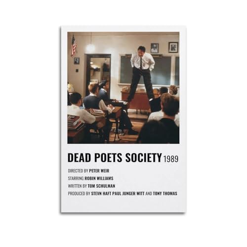 YTRWOEGF Poster "Dead Poets Society", ästhetische Wandkunst, Leinwand-Dekor, Vintage-Poster, dekoratives Gemälde für Wohnzimmer, Schlafzimmer, 40 x 60 cm, ungerahmter Stil YTRWOEGF Poster "Dead Poets Society", ästhetische Wandkunst, Leinwand-Dekor, Vintage-Poster, dekoratives Gemälde für Wohnzimmer, Schlafzimmer, 40 x 60 cm, ungerahmter Stil von YTRWOEGF