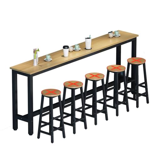 Hochtisch Bistrotisch,Bartisch Küche,Küchentisch,Bar Tisch Hoch,Esstisch Küchentresen,Stehtische im Industrie-Design,Stehtisch Holz mit Metallrahmen,Thekentisch,für Wohnzimmer,Café,Bistro(Light Walnut Hochtisch Bistrotisch,Bartisch Küche,Küchentisch,Bar Tisch Hoch,Esstisch Küchentresen,Stehtische im Industrie-Design,Stehtisch Holz mit Metallrahmen,Thekentisch,für Wohnzimmer,Café,Bistro(Light Walnut von YTSJXN