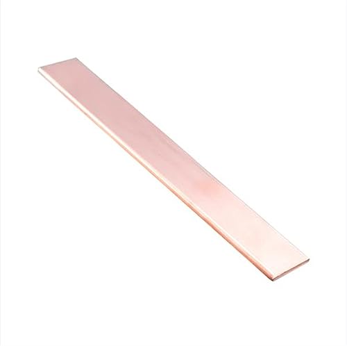 YTSMZX Kupferplatten Kupfer T2 Cu Metal Flat Bar Cu Flache Stangenplatte für die Metallverarbeitung Industriematerialien, Länge 100mm,20mmx20mmx100mm von YTSMZX