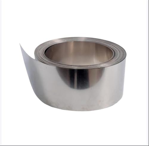 YTSMZX Nickelband Nickelfolie Nickelplatten NickelfolieNickel Streifen Band Nickelstreifen Blattstreifen,Länge 1000mm Breite 180mm Dicke 0.2mm von YTSMZX