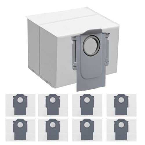 10 Stück Staubbeutel Kompatibel mit Roborock Saugroboter S8 Pro Ultra/S8+/S7 MaxV Ultra/S7 Pro Ultra/Q7+/Q7Max+/Q8 Max+/Q5 Pro+ Staubsauger- 3L Hohe Kapazität Staubsaugerbeutel Ersatzkit von YTUGIL