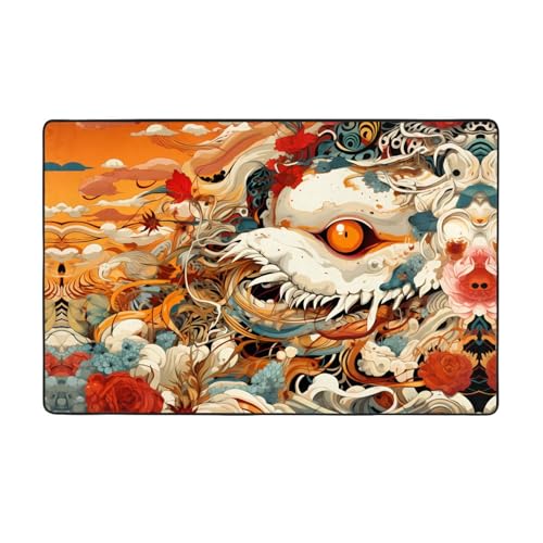 YTUOPWE Exzentrische Person, Flanellstoff, Teppich, 152,4 x 99,1 cm, Bodenmatte für Wohnzimmer, Büro, Couchtisch, Bett, Balkon YTUOPWE Exzentrische Person, Flanellstoff, Teppich, 152,4 x 99,1 cm, Bodenmatte für Wohnzimmer, Büro, Couchtisch, Bett, Balkon von YTUOPWE