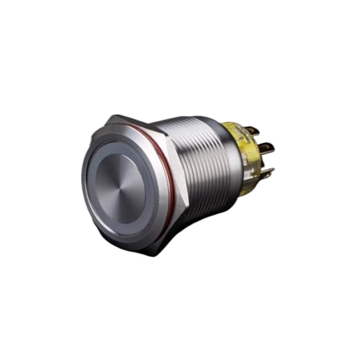 1 Stück Momentary Push Button 16mm/19mm/22mm/25mm Wasserdicht 2/3 Farbe Push Button Switch(22MM 3 Momentary,COMMON POSITIVE POLE_3V) von YTWNICAC
