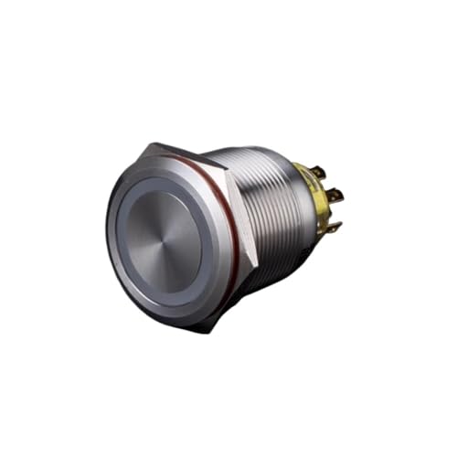 1 Stück Momentary Push Button 16mm/19mm/22mm/25mm Wasserdicht 2/3 Farbe Push Button Switch(25MM 3 Momentary,COMMON POSITIVE POLE_36V) von YTWNICAC