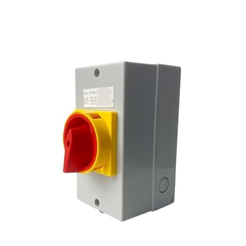 25A 690V Isolator Drehnockenschalter Drehabdeckung Box Vorhängeschloss EIN-AUS YMD11-25D Ersatz LW30(25A 3P) von YTWNICAC