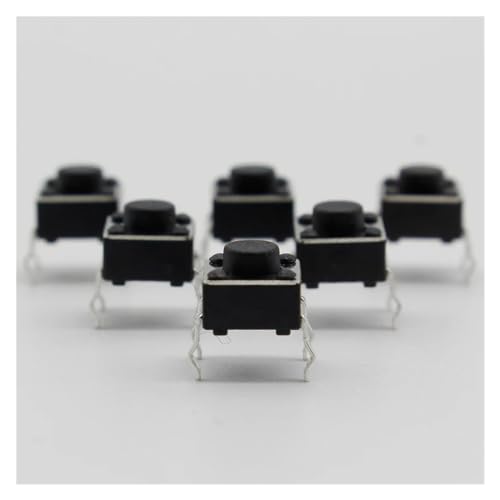 50 stücke 6x6x5 MM 4PIN G90 Taktile Push Button Micro Schalter Direkt Selbst Reset von YTWNICAC