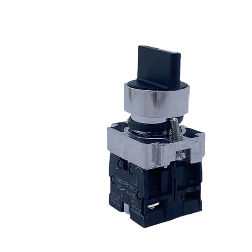 Drehschalterknopf 22 mm 10 A 3 Positionen 2NO selbstsichernder Wahlschalter Druckknopfwahlschalter ZB2 XB2-BD33C Drehschalterknopf 22 mm 10 A 3 Positionen 2NO selbstsichernder Wahlschalter Druckknopfwahlschalter ZB2 XB2-BD33C von YTWNICAC