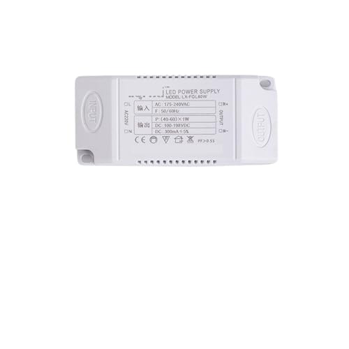 YTWNICAC LED-Lampe Vorschaltgerät Konstantstrom-Stromversorgung Treiber dreifarbige Lampe 8W12W18W24W36W Transformator Gleichrichter-Controller(40-60W Square Shell terminal) von YTWNICAC