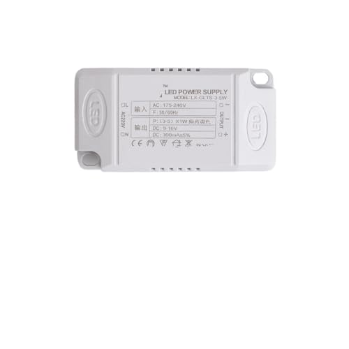 YTWNICAC Lampenzubehör LED-Deckenleuchte Konstantstrom-Antriebsnetzteil zweifarbiges IC-Vorschaltgerät 8W12W24W36W Transformator-Gleichrichter(3 5W Three Color Male Plug) von YTWNICAC