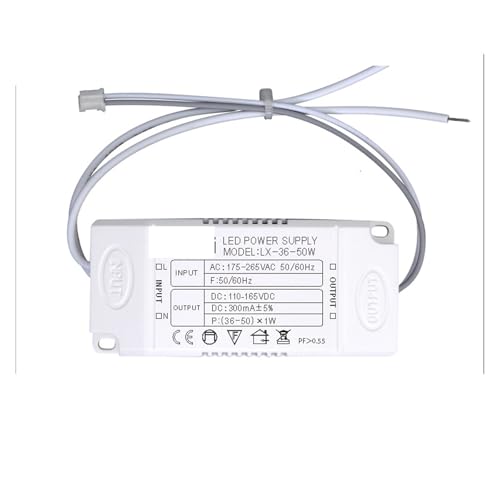 YTWNICAC Lampenzubehör LED-Deckenleuchte Konstantstrom-Antriebsnetzteil zweifarbiges IC-Vorschaltgerät 8W12W24W36W Transformator-Gleichrichter(36 50W Square Shell terminal) von YTWNICAC