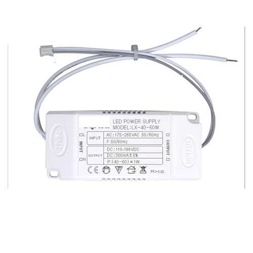 YTWNICAC Lampenzubehör LED-Deckenleuchte Konstantstrom-Antriebsnetzteil zweifarbiges IC-Vorschaltgerät 8W12W24W36W Transformator-Gleichrichter(40 60W Square Shell terminal) von YTWNICAC