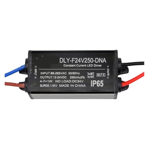 YTWNICAC Led-straßenleuchte Fahrer netzteil zubehör 3W flutlicht Tunnel 60 W-80 W bergbau Lampe transformator Ballast(F24V250-DNA 7W 12-24V 250mA) von YTWNICAC