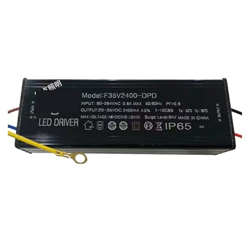 YTWNICAC Led-straßenleuchte Fahrer netzteil zubehör 3W flutlicht Tunnel 60 W-80 W bergbau Lampe transformator Ballast(F35V2400-DPD 80W 20-35V 2400mA) von YTWNICAC