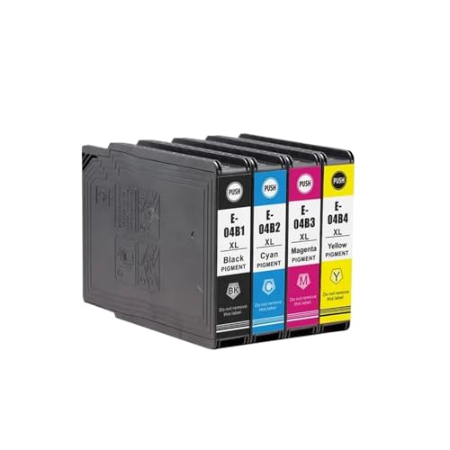 YTrBXZ Hochwertige Tintenstrahlpatrone, kompatibel mit 04B T04B T04B1 T04B4 für WF-C8190DW WF-C8190DTW WF-C8610DWF WF-C8690DWF von YTrBXZ