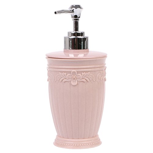 400 ml leere geschnitzte Blumenspenderflasche, Shampoo, Seife, Duschbehälter, Ersatz für Küchenspüle, Likörflaschen, Flüssigkeit für Küche, Flüssigkeit, für Badezimmer-Shampoo von YTtkku