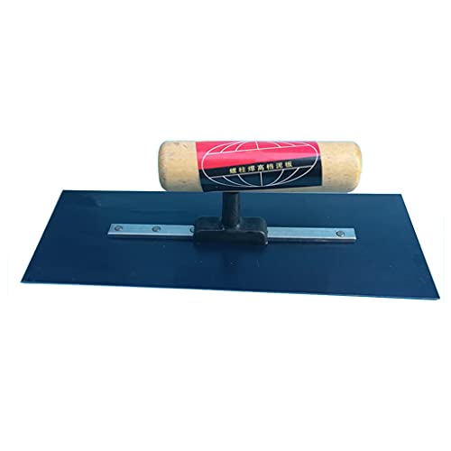 Blauer Karbonstahl mit Holzgriff, Gipskelle, Mantel, Struktur, Beton-Spachtel, Werkzeuge, 24 x 10 cm, professionelles Gipsverputz, Abschäumer von Beton Blauer Karbonstahl mit Holzgriff, Gipskelle, Mantel, Struktur, Beton-Spachtel, Werkzeuge, 24 x 10 cm, professionelles Gipsverputz, Abschäumer von Beton von YTtkku