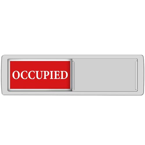 Einfach zu verwendendes Schiebetürschild "Occupied/Vacant" Schilder "Know When To Enter Vacant Or In Use" Schieberindikatoren Schiebetürschild Einfach zu verwendendes Schiebetürschild "Occupied/Vacant" Schilder "Know When To Enter Vacant Or In Use" Schieberindikatoren Schiebetürschild von YTtkku