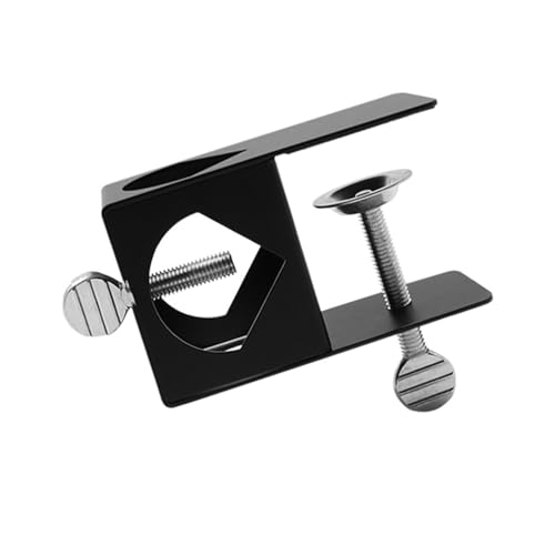 Haltbare Metall-Deck-Klemme, Taschenlampenhalter-Klemmen zur Sicherung von Taschenlampen und Regenschirmen auf Terrasse oder Geländer, Klemme für Taschenlampen von YTtkku