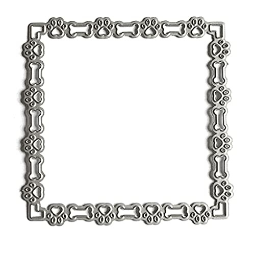 Metall-Stanzschablone, Motiv: Pfotenknochen, Scrapbooking, Album, Stempel, Papier, Karte, Prägung, Dekoration, Basteln, Kaffee-Shaker von YTtkku