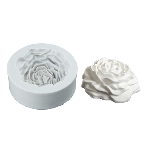 Pfingstrosenförmige Harzform Blume Seife Silikon Handwerk Formen handgefertigte Seifenform für Kuchen Schokolade Dekor Pfingstrosenförmige Harzform Blume Seife Silikon Handwerk Formen handgefertigte Seifenform für Kuchen Schokolade Dekor von YTtkku