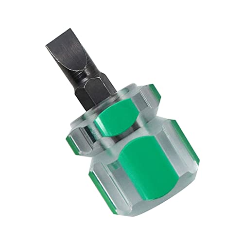 Rettichkopf-Schraubendreher, klein, tragbar, transparenter Griff, Reparatur-Set, Handwerkzeuge, Nähmaschinen-Reparatur-Set von YTtkku