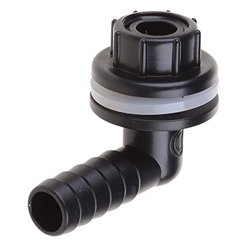 Rohrverschraubung Wasser für Tankverbinder Winkeladapter Regentonnen Aquarien Teich oder kleine Tanks Bl Tankverbinder Adapter Fitting Rohrverschraubung Wasser für Tankverbinder Winkeladapter Regentonnen Aquarien Teich oder kleine Tanks Bl Tankverbinder Adapter Fitting von YTtkku