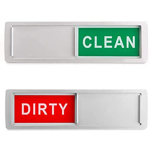 YTtkku Geschirrspüler-Magnete, Aufschrift "Clean Dirty", Magnetaufkleber für Waschmaschine, Küchenbedarf, Aufkleber, Abdeckmagnet YTtkku Geschirrspüler-Magnete, Aufschrift "Clean Dirty", Magnetaufkleber für Waschmaschine, Küchenbedarf, Aufkleber, Abdeckmagnet von YTtkku