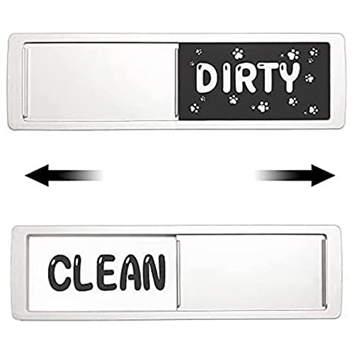 YTtkku Geschirrspüler-Magnete, Aufschrift "Clean Dirty", Magnetaufkleber für Waschmaschine, Küchenbedarf, Aufkleber, Abdeckmagnet YTtkku Geschirrspüler-Magnete, Aufschrift "Clean Dirty", Magnetaufkleber für Waschmaschine, Küchenbedarf, Aufkleber, Abdeckmagnet von YTtkku